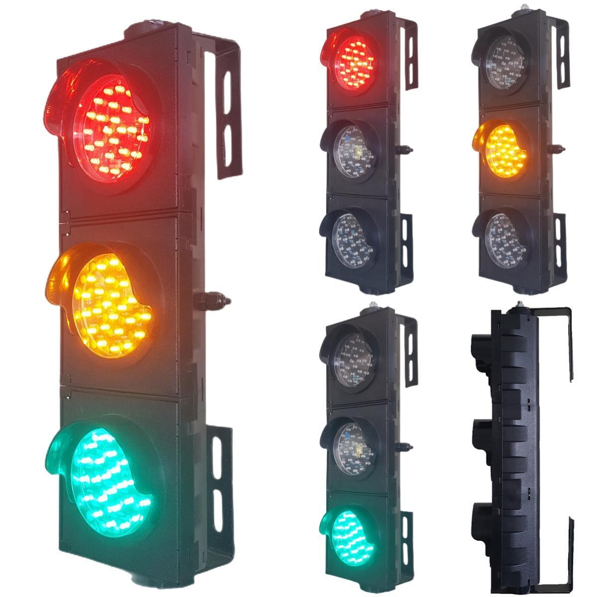 100MM 3-Aspect RYG Ball Shape Smart Traffic Light