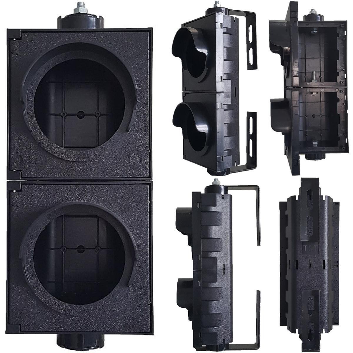 100MM 2-Section Traffic Light Housing Body