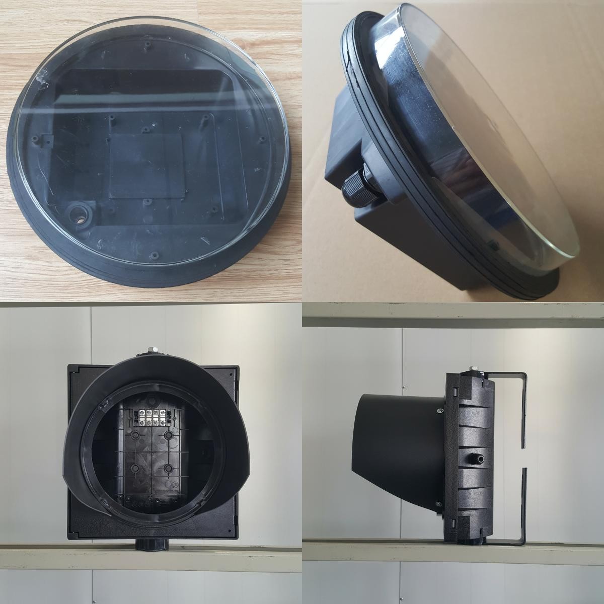 200MM 1-Section Traffic Light All Plastic Parts