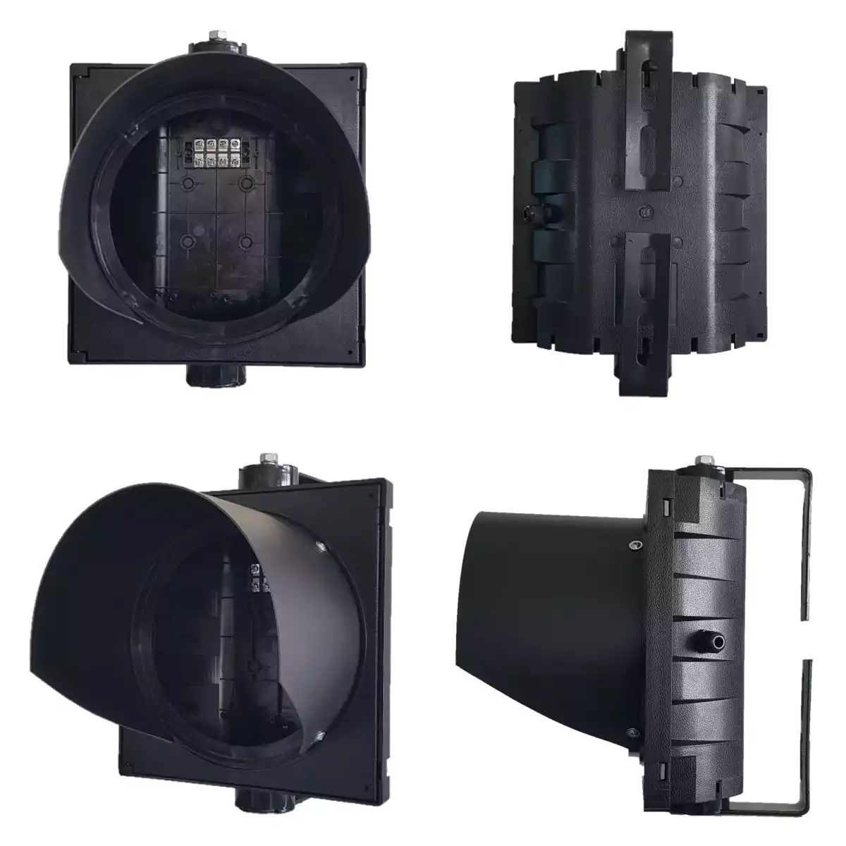 200MM(8 Inch) 1-Section Led Traffic Light All Plastic Parts