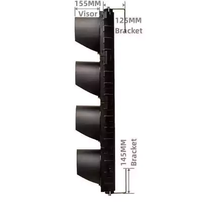 200MM(8 Inch) Led Traffic Light Timer With 4-Aspect Cobweb Lens