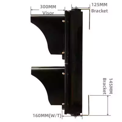 400MM(16 Inch) 2-Aspect RG Crossing Light