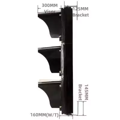 16 Inch(400MM) 3-Aspect Square Traffic Light