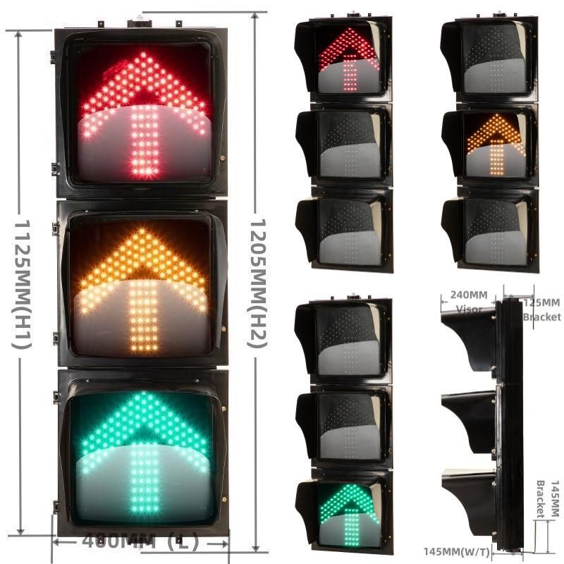 12-Inc(300MM) 3-Aspect Arrow Traffic Light System