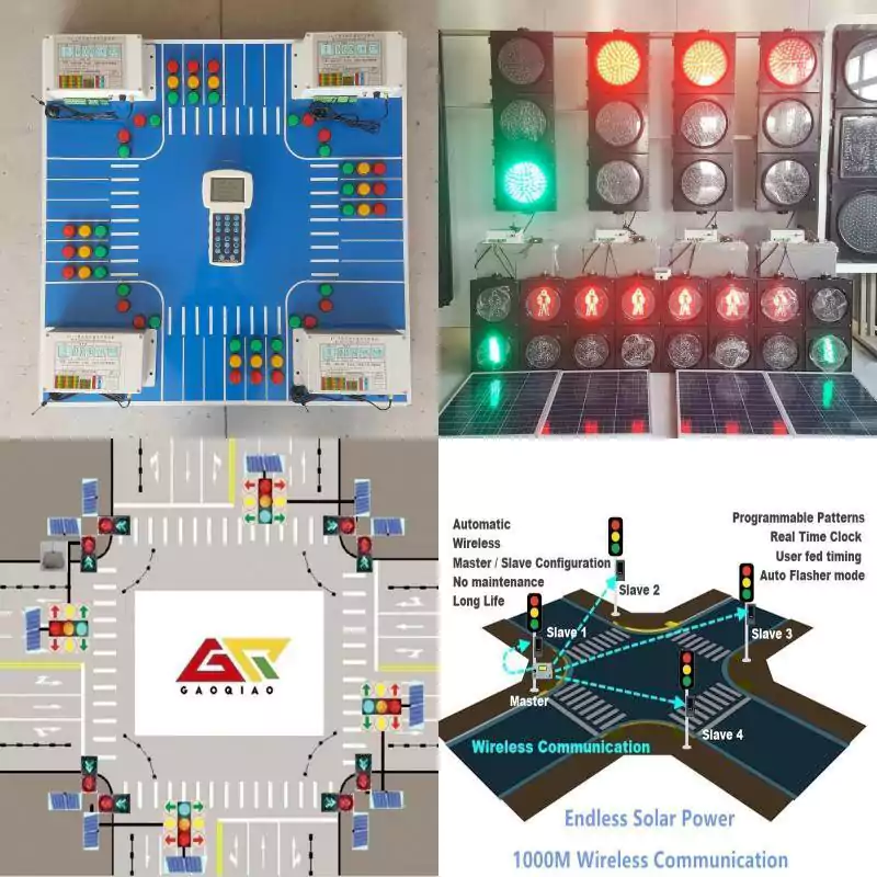 44-Output Wireless Solar Traffic Light Controller