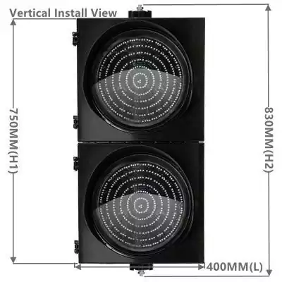 300MM 12Inch Red Green Traffic Signal Light